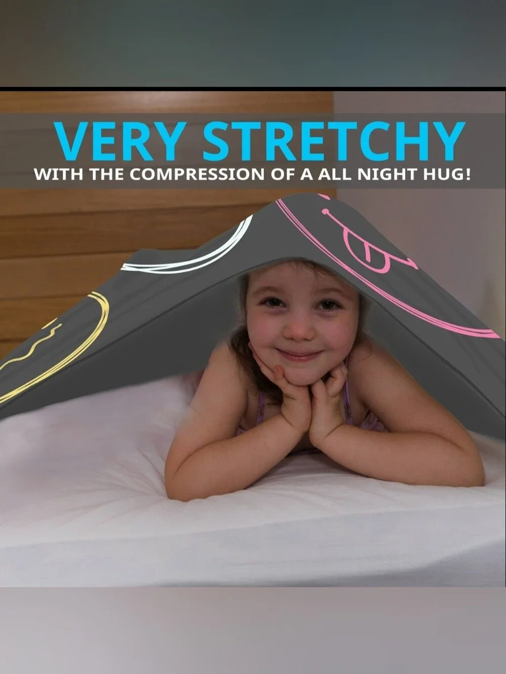 Dr Squish Sensory Bag for Twin Bed. STRETCHY COMPRESSION. NWT